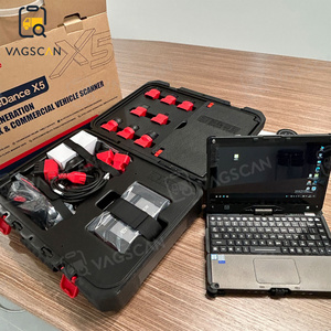 V110 Laptop EngineDance X5 Diag 2-in-1 ECU Programming <b>Diagnostic</b> <b>Tool</b> for Light Truck Heavy Truck Bus Agricultural Construction - Product Image 2