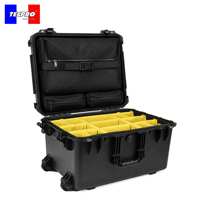 Boîte de rangement pour outils en plastique rigide imperméable, boîte pour équipement rigide, boîtes à outils