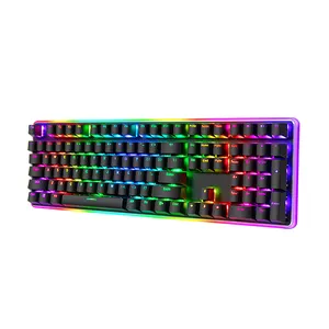 Royal Kludge RK918 wow giapponese gaming meccanico retroilluminato cherry keyboard escritorios portatili para laptop tbumper usb