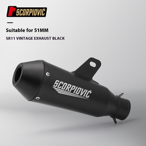 Section de queue de tuyau d'échappement Direct SR11 pour <span class=keywords><strong>moto</strong></span> rétro <span class=keywords><strong>Triumph</strong></span> Climber pour Cruiser Prince Touring - Product Image 3