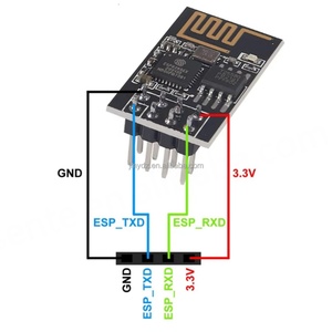 HKST Hot Sell ESP-01 ESP-01S WIFI <b>Wireless</b> Transceiver <b>Receiver</b> Module ESP8266 Serial Port ESP01 ESP01S - Product Image 4