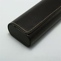 Étui de protection rigide en cuir PU pour lunettes de soleil et de lecture, vente en gros