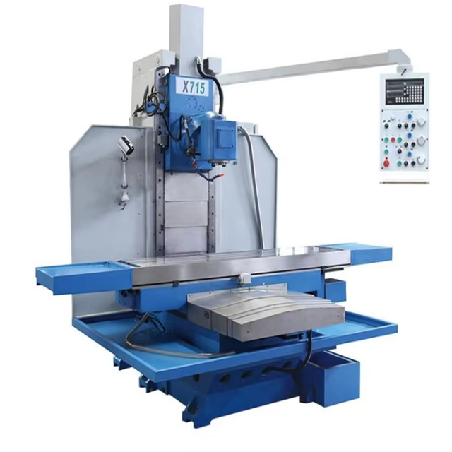 Industrial Universal Heavy Duty 3 Axis Fresadora Metal Tool Vertical CNC Bed Type Milling Machine