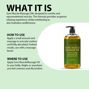 Aceites Esenciales Naturales al por Mayor, Aceite de Masaje Multiusos de Absorción Instantánea para Dolores Musculares en Todo el Cuerpo - Product Image 6