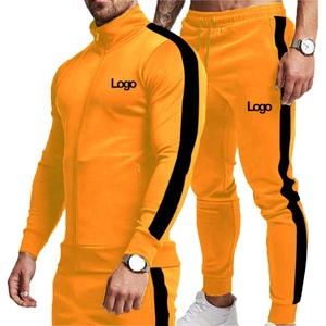 Conjunto <span class=keywords><strong>Deportivo</strong></span> de 2 Piezas con Cremallera, Diseño Personalizado con Logotipo, Sudadera y Pantalones Deportivos para <span class=keywords><strong>Hombre</strong></span>, Conjunto para Correr - Product Image 4