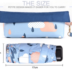 Paraguas Promocional Mini Manual Moderno de 19 Pulgadas, 6 Pliegues, Fácil de Abrir y Cerrar, Protección UV para Verano, Sunny Kinte SK-0133 - Product Image 5