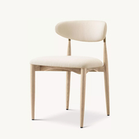 Table et chaise de salle à manger d'hôtel cinq étoiles de luxe Table et chaises de salle à manger pour la maison Villa moderne Meubles de salle à manger Ensemble de salle de villégiature