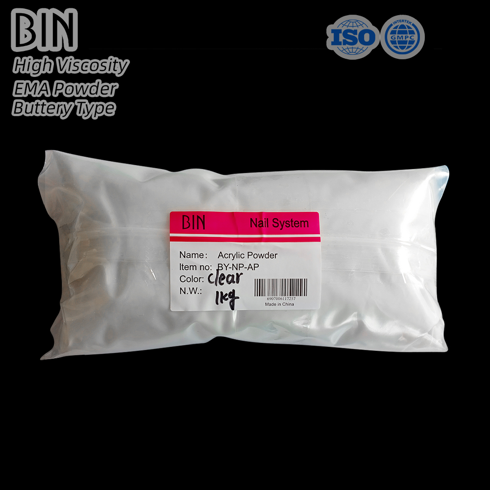 Clear acrylic powder