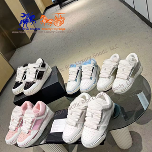 Chaussures de skate décontractées polyvalentes pour hommes Amiris, nouvelle collection 2025, respirantes, en maille, petites chaussures blanches tendance, baskets plateforme - Product Image 1