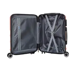 Dongguan promozione all'ingrosso della fabbrica 24 "impermeabile anti-knock ABS valigia bagaglio da viaggio personalizzato per Unisex