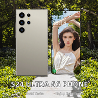 Smartphone S24 Ultra 5G Grand écran Affichage 4K 120Hz Processeur Déca-Core Reconnaissance Faciale Téléphone Mobile