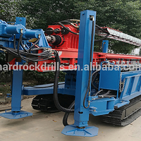 Foreuse hydraulique à moteur diesel haute efficacité pour puits d'eau de 140 m de profondeur, foreuse de traction minière à vendre à bas prix