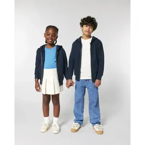 Felpa STSK182 per Bambini con Zip Organica, Merchandising Sostenibile - Product Image 1