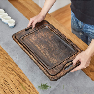 Nueva Bandeja y Platos de Madera, los Más Vendidos, Artesanía India, Vajilla, Platos para Aperitivos, Platos de Madera de la India, Decoración - Product Image 3