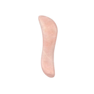 Gua Sha strumenti per il viso per la cura della pelle quarzo rosa Guasha pietra per il massaggio del corpo terapia fisica strumento di massaggio definire la tua mascella - Product Image 1