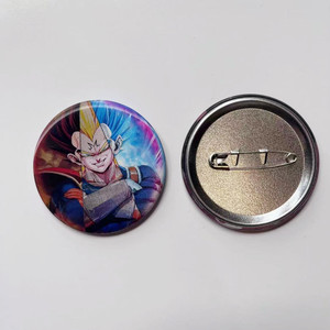 Insignia de botón 3D lenticular de alta calidad de Dragon Ball Metal 3D Anime Motion Pin 58mm - Product Image 2