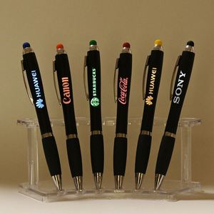 Custom Logo Printed 3 1 Touch Screen Function Plastic <b>Ball</b> Pen <b>Led</b> Light Stylus Promotional Item Gift China Other Brand - Product Image 2
