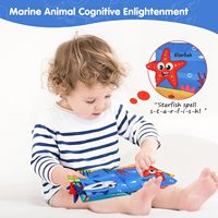 Gran oferta, suave y resistente, seguro, amigable, aprendizaje preescolar, fieltro, libro de actividades silencioso, adecuado para bebé 1-3