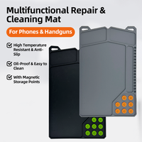 Tapis de travail en silicone résistant à la chaleur, nouveau design, assurance qualité, tapis magnétique pour montre, téléphone, tablette, lunettes, couteau, arme à feu