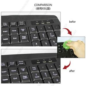 Sac refermable emballage collant clavier gel nettoyant <span class=keywords><strong>magique</strong></span> dépoussiéreur nettoyeur de clavier gel slime nettoyant <span class=keywords><strong>gomme</strong></span> - Product Image 4