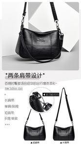 Nouveau Sac Fourre-tout Décontracté en Cuir PU de Haute Qualité pour Femme, Fermeture Éclair, Design de Luxe, Doublure en Polyester, Motif Uni, Bandoulière Unique - Product Image 2