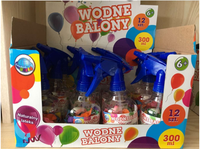 Nouveau Pulvérisateur Réutilisable 1,5 L pour Gonflage Rapide, Outil de Remplissage de Ballons en Latex Paradise, Lot de 100 Pièces, Jouet Promotionnel