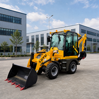 LUYU CE EPA Diesel-Radbaggerlader Neue Bagger- und Frontlader-Kombination