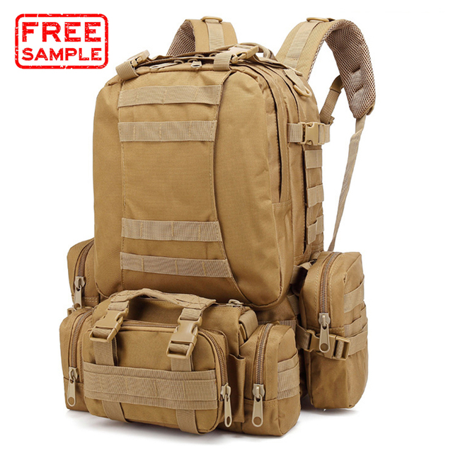 Hot-sale Tactical Backpack Customized logo and Color Hiking Rucksack Large Capacity Nice Bags