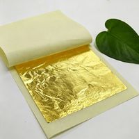 Feuille d'or véritable antique de haute qualité pour meubles, sculptures, temples, plafonds, statues de Bouddha et décoration artisanale, feuille d'or factice