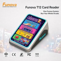 Pembaca Kartu Arcade Mendukung Sistem Pembayaran Tanpa Tunai WiFi Token Mode Ganda dengan Efek Lampu LED Warna-warni untuk Pusat Permainan