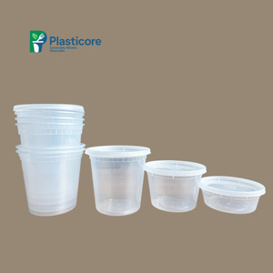 Hộp đựng thức ăn dùng một lần PLASTICORE 16oz chất lượng tốt, có nắp, chất liệu nhựa cao cấp, dùng được trong tủ đông - Product Image 4