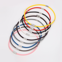Collier unisexe en silicone Kelutd en forme de papillon avec ions négatifs et logo personnalisé, bijoux personnalisés Quantum Factory