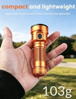 Mini lampe torche LED rechargeable en aluminium, compacte, EDC, 1000 lumens, portable, pour réparation et entretien