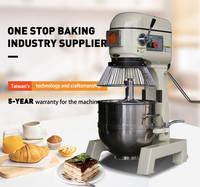 Machine industrielle commerciale d'équipement de boulangerie mélangeur planétaire de mélange de pâte de farine de pain de support de 30 litres 6kg