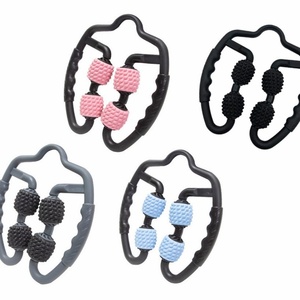 Anillo de ejercicio de Yoga de goma suave de 4 ruedas, palo de masaje de espuma de plástico, relajación muscular de piernas, cara, cabeza, brazo, accesorios de masaje deportivo - Product Image 4