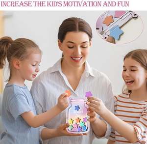 Pot à récompenses pour l'apprentissage de la propreté, tableau de récompenses pour tout-petits, ensemble de tableau de motivation pour le comportement positif, pour la décoration de la salle de classe - Product Image 6