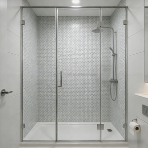 Mosaïque ovale en marbre blanc de Carrare naturel, carreaux de mosaïque ovales pour mur de salle de bain et <span class=keywords><strong>sol</strong></span> de salle à manger - Product Image 2