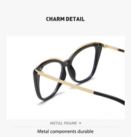 2023 vente chaude mode optique lunettes femmes lunettes cadre oeil de chat photochromique Auto assombrissement optique lunettes cadres