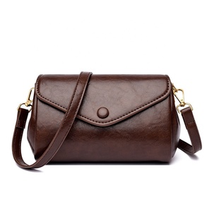 Good Quality Ladies <strong>Small</strong> <strong>White</strong> PU Leather Sling Crossbody Bag Cover Closure <strong>Handbag</strong> for Women - Product Image 3