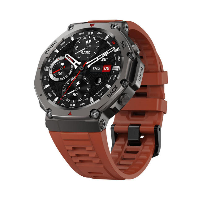 DM58 Men's Smart Watch BT Call 1.43inch AMOLED Screen 500mah GPS Tracker Outdoor Compass Magnetic Sports Features for Android