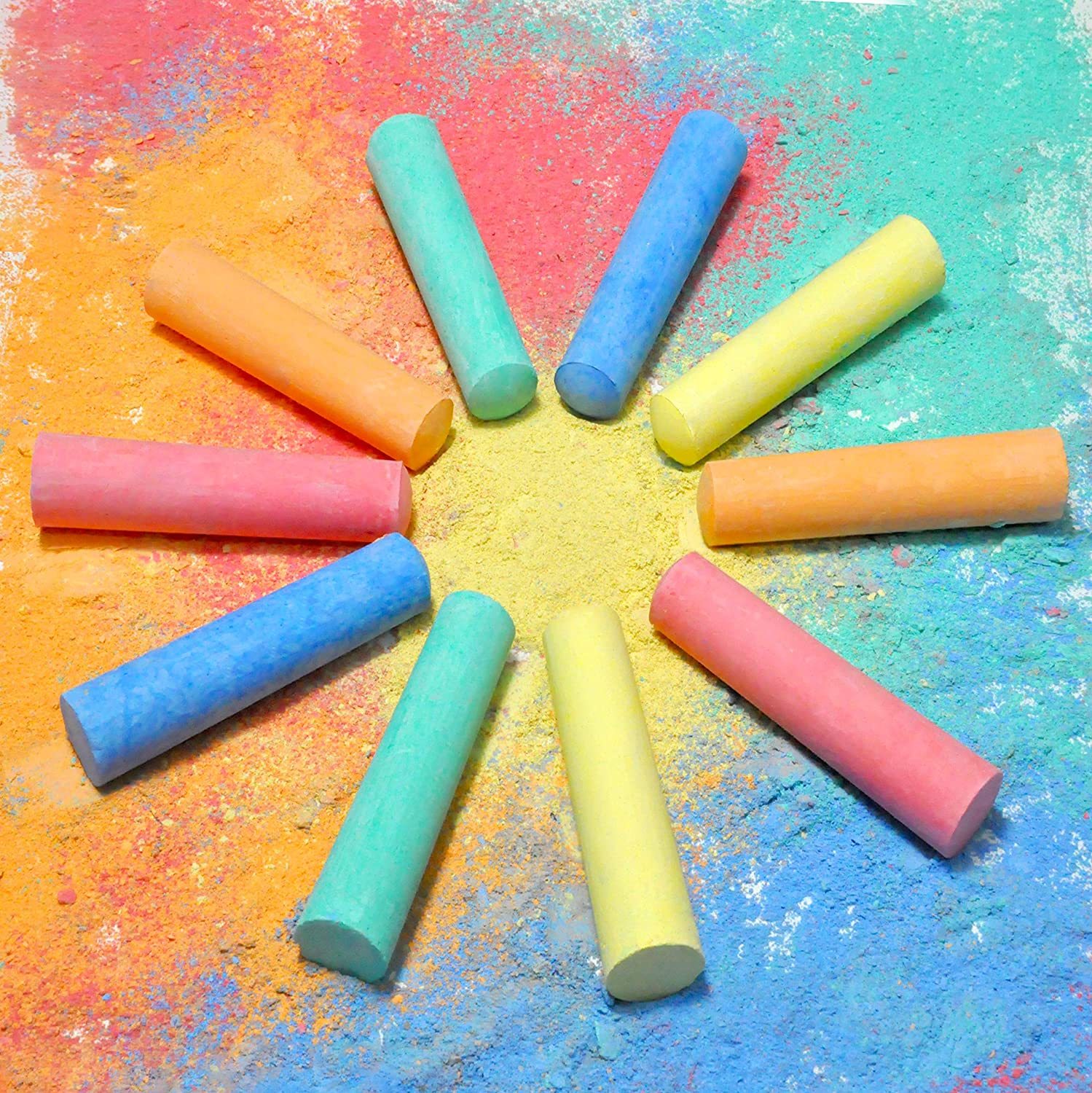Craie non toxique colorée pour peinture extérieure et tableaux scolaires