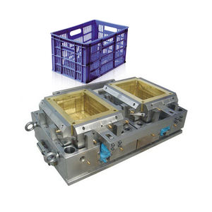 Bouteille de boisson de bière industrielle d'<span class=keywords><strong>injection</strong></span> de plastique personnalisée boîte de rangement empilable moule de caisse de pain fournisseur - Product Image 1