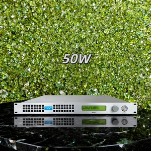 [Đảm bảo giao dịch] Máy phát <span class=keywords><strong>FM</strong></span> HP- 50W, <span class=keywords><strong>100</strong></span>-240V cho đài phát thanh/nhà thờ/Hệ thống phát sóng khẩn cấp, màn hình công suất "<span class=keywords><strong>W</strong></span>" - Product Image 1