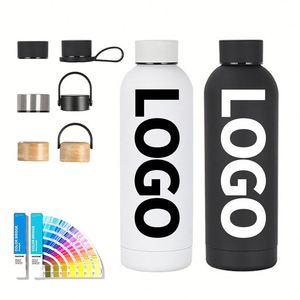 304 Stainless Steel Vacuum Insulated Water <b>Bottle</b> Portable Large Capacity Sports <b>Bottle</b> with Handle and Straw - Product Image 1