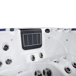 Jacuzzi compact Sunrans pour 2 à 4 personnes, idéal pour les patios couverts, avec fonction massage et gain de place - Product Image 6