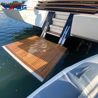 Cylindre hydraulique télescopique en acier inoxydable pour fond de piscine mobile et plateforme de yacht