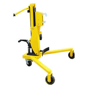 Chariot élévateur hydraulique manuel pour fûts, équipement de manutention robuste pour entrepôts et usines industrielles - Product Image 1