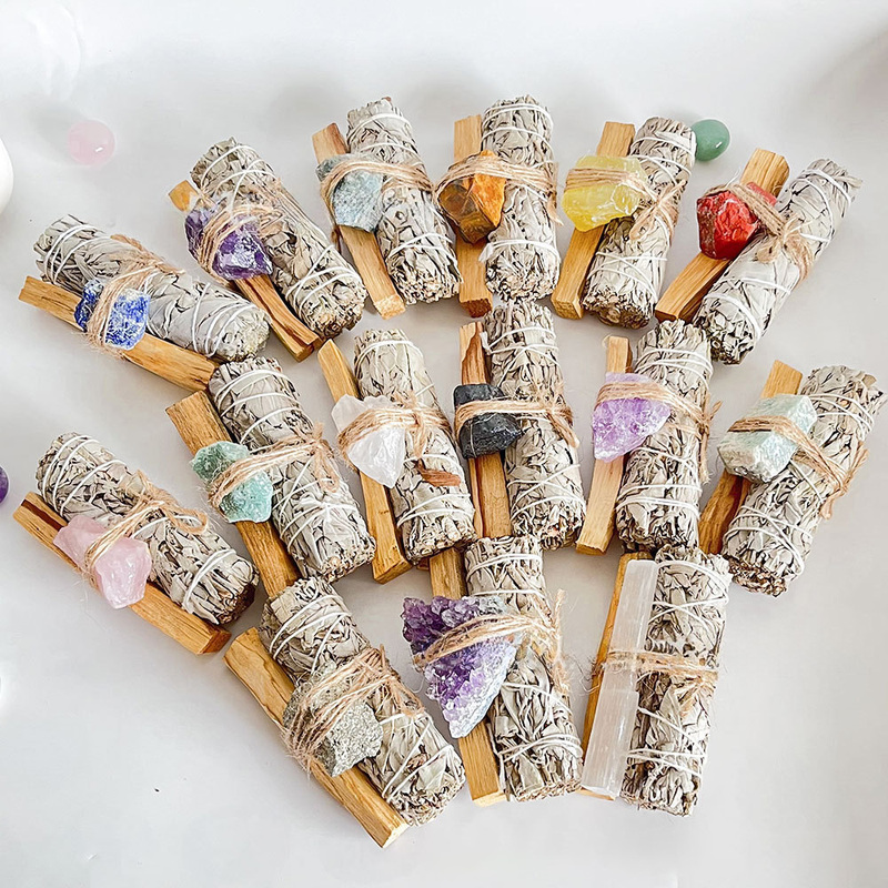 100 Healing Raw Stone Crystal Pendant