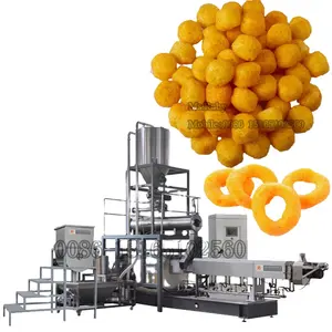 twin screw extruder food jinan korean snacks machine equipment for the production of corn sticks