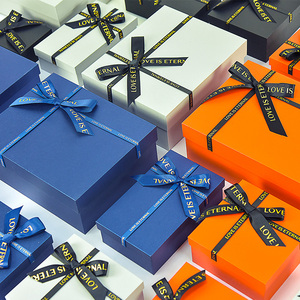Hộp Quà Tặng Thắt Nơ Giấy Tùy Chỉnh Hộp Quà Tặng Kiểu Ruy Băng Nơ Chấp Nhận Nhiều Phong Cách - Product Image 1